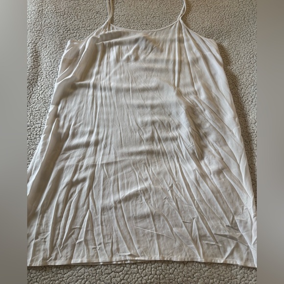 NWT Banana Republic White Selene Embroidered Tiered Dress Size L (Tall) - Picture 10 of 13